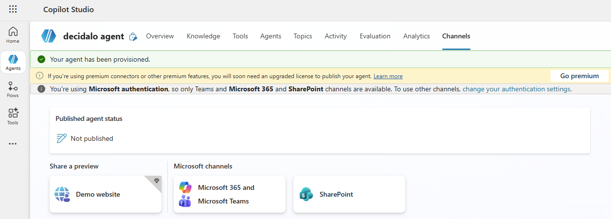 Add a new channel