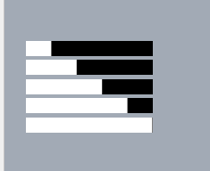 Five level bar images displayed after hiding the field codes