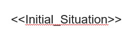 Template field placeholder with an underscore in its name